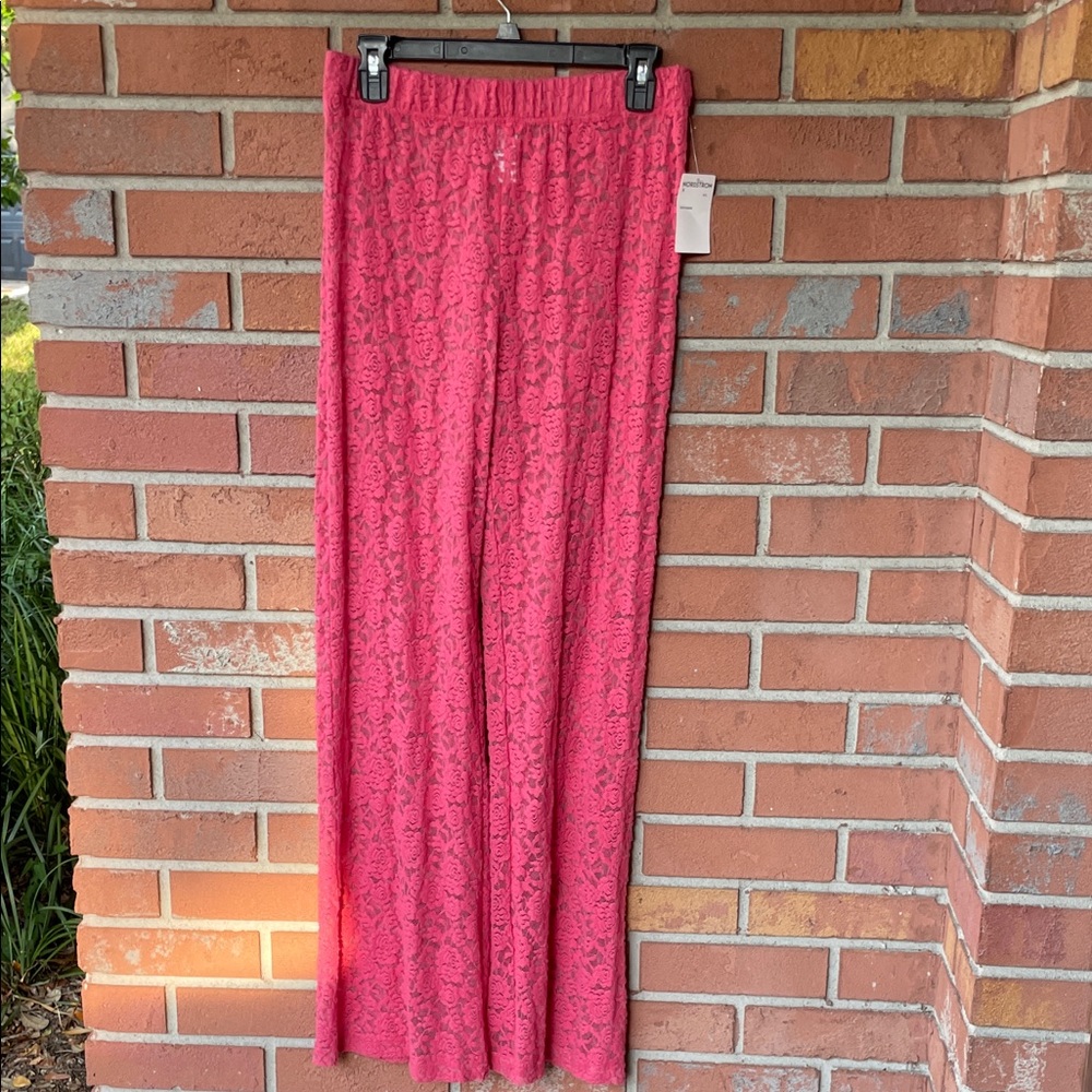 NEW see thru Open Edit lace pants